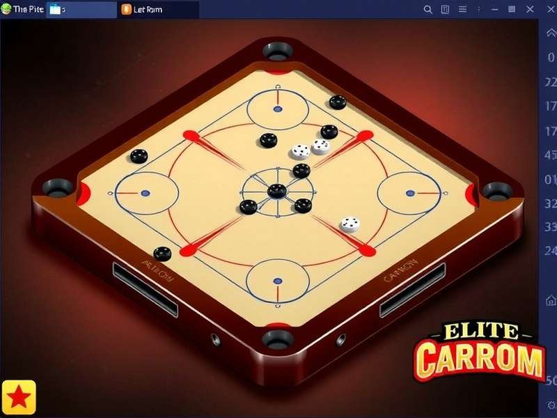 Elite Carrom Ace - Pro Player Demonstrating Bank Shot Technique Elite Carrom Ace Pro Tips
